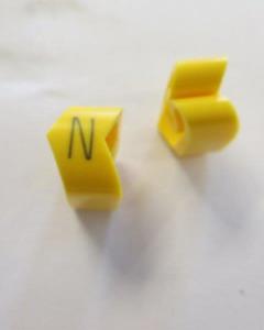 Cable noticeable clip 3-6 yellow/black N   diameter 8-16mm